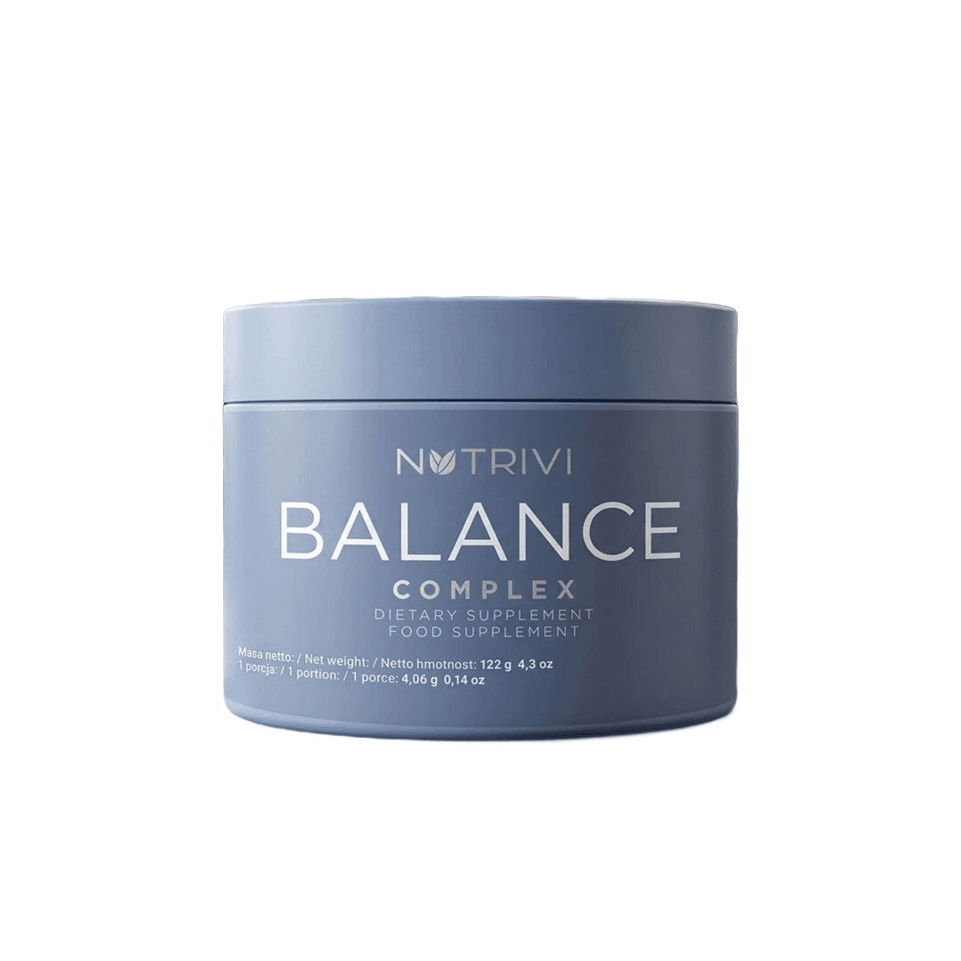 Balance Complex Nutrivi – magnez, potas, cynk, witamina B6 i L-teanina, proszek 122 g