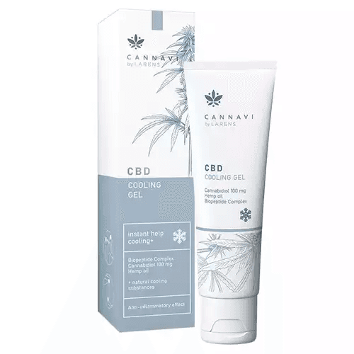 CBD Cooling Gel Larens Cannavi – chłodzący żel z CBD i olejem konopnym do ciała, 50 ml